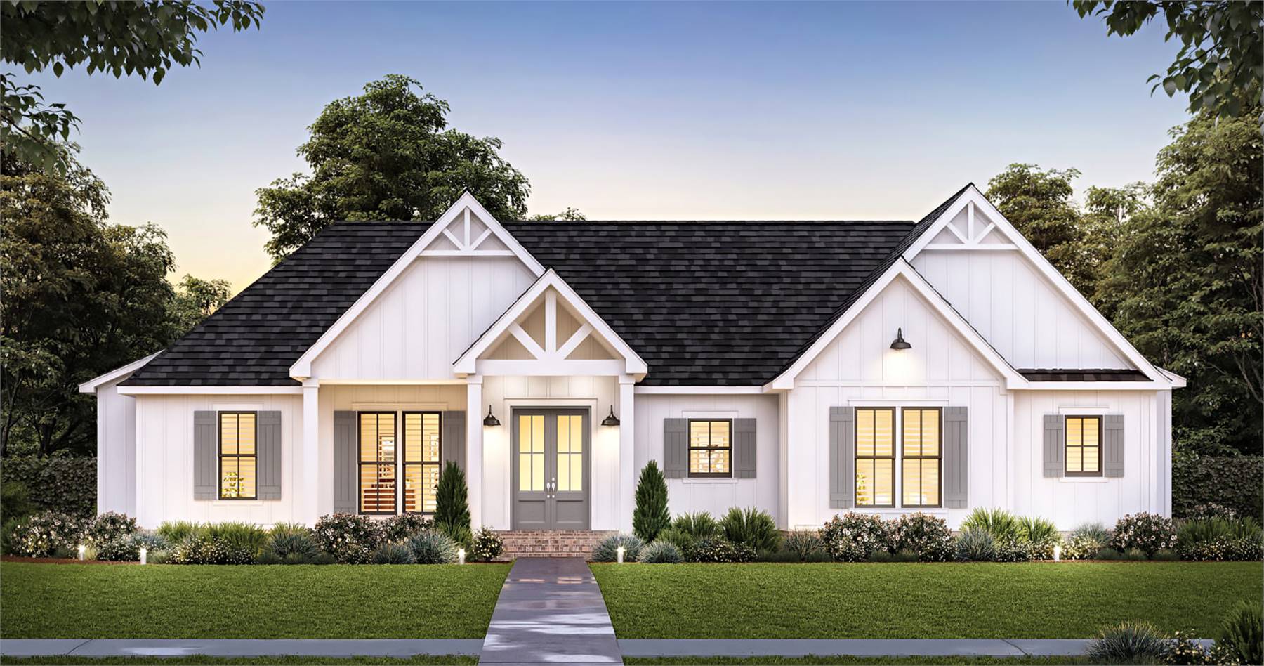 Stunning Modern Farmhouse with Decorative Gables