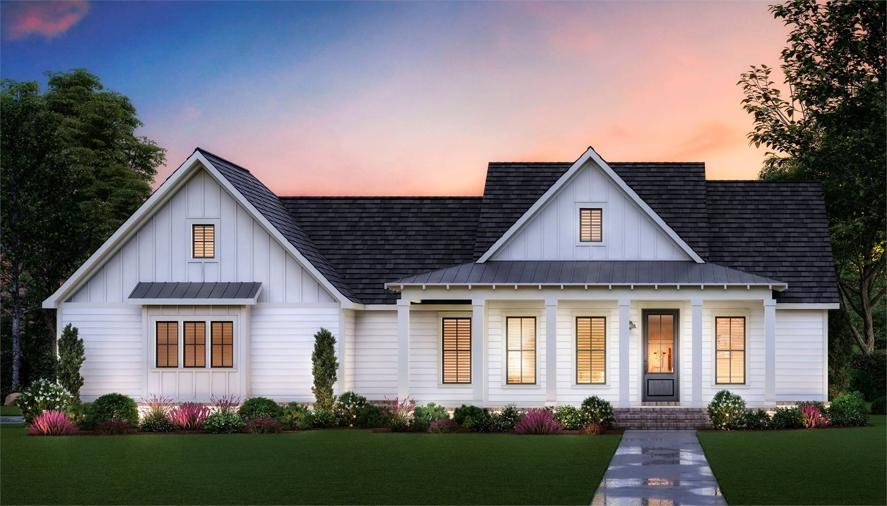 Charming Modern Farmhouse with Covered Front Porch