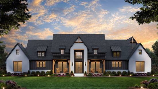 Stunning Modern Farmhouse with Two Story Foyer