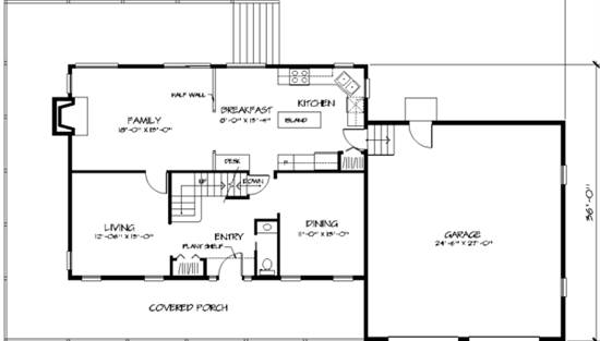 The Laredo 1319 - 3 Bedrooms and 2.5 Baths | The House Designers - 1319