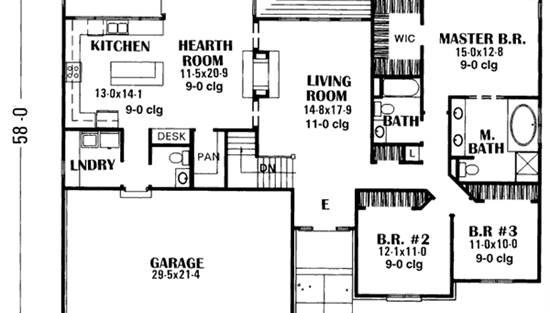 The Vistana 1461 - 3 Bedrooms and 2 Baths | The House Designers - 1461