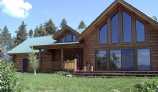2 Bedroom Log Cabin Plans Timber Meadow Log  Cabin  9447 3 Bedrooms  and 3 Baths 
