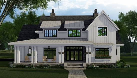 Modern Farmhouse Plans With Daylight Basement Openbasement