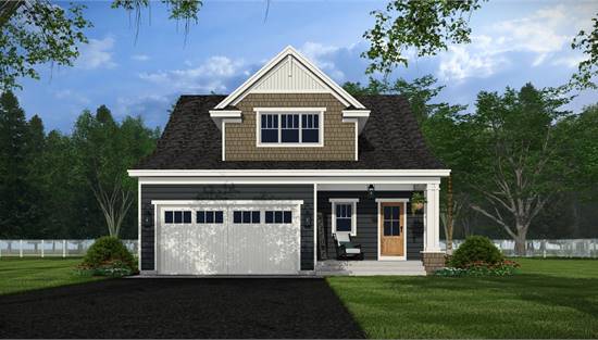 Two Story Farmhouse with Covered Front Porch