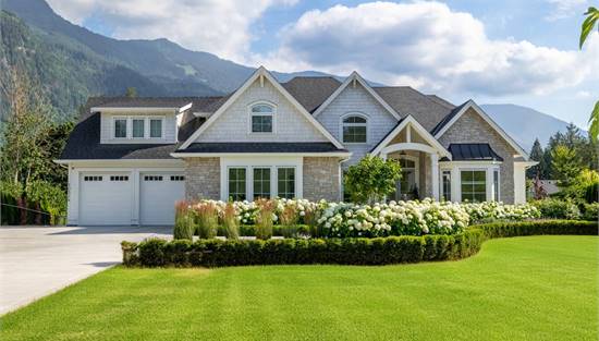 4-Bed Craftsman with Two-Story Great Room