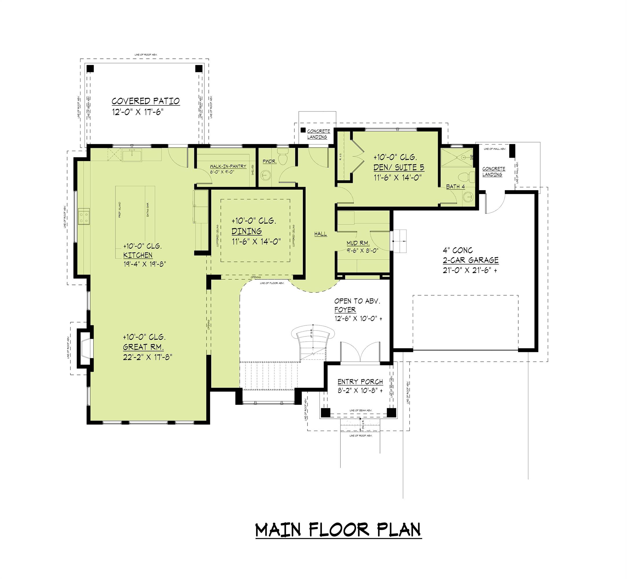 Two Story Contemporary Style House Plan 2540 Badosa 2540