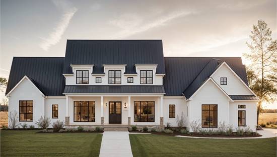 Modern Farmhouse with Bonus about Garage