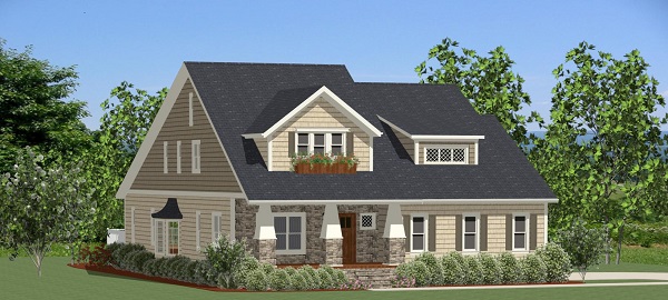 Meadowview 9018 - 4 Bedrooms and 2.5 Baths | The House Designers - 9018