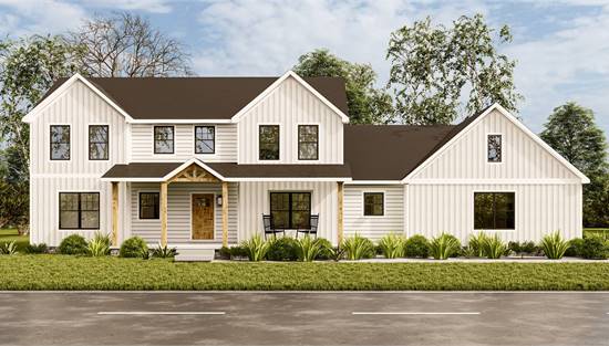 Charming Farmhouse with Board and Batten Facade