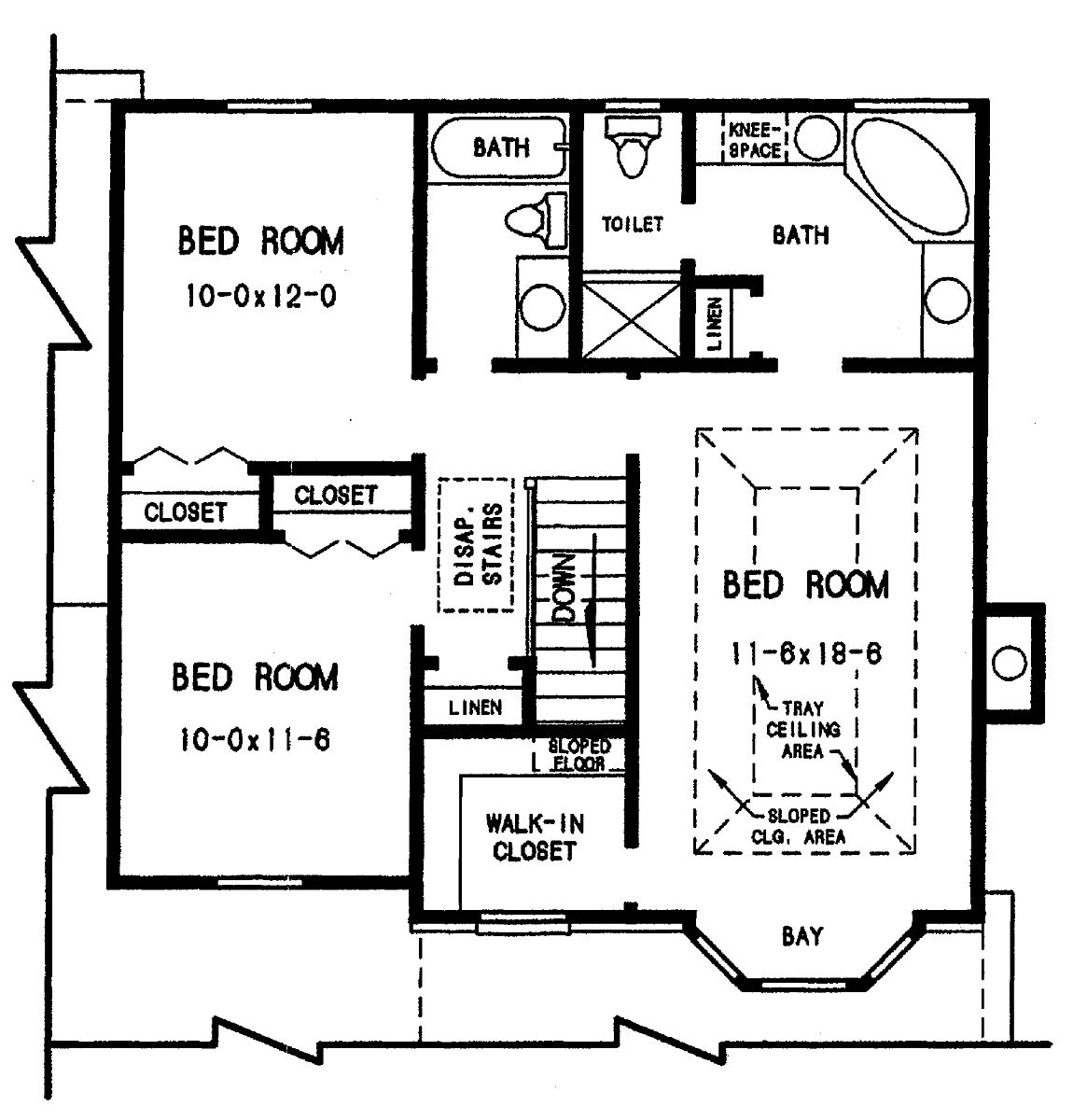 The Bethton 3684 3 Bedrooms And 2 Baths The House Designers 3684