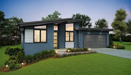 From Mid Century Bungalow to Modern House