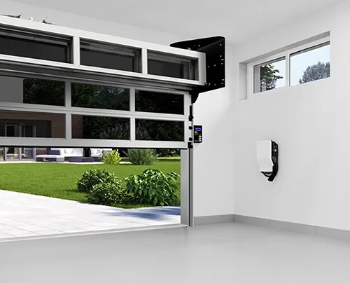 A Garage Door That Opens Compactly