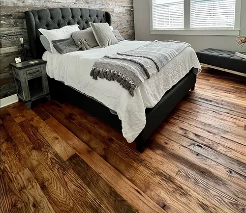 Stunning Rustic Reclaimed Wood Flooring